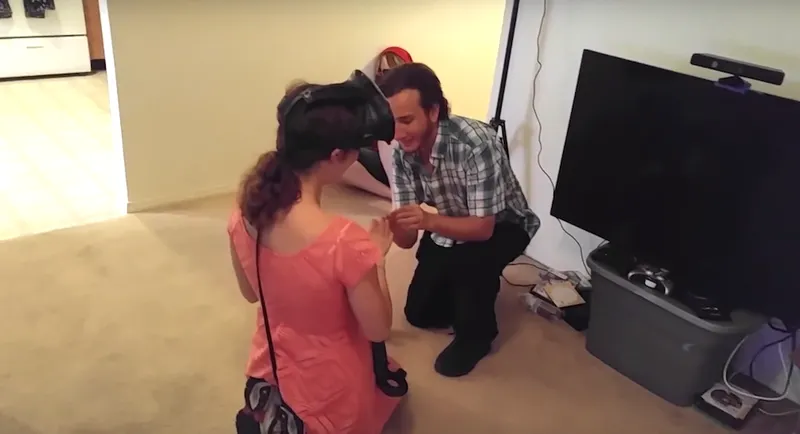 Latest Use For Google's Tilt Brush: Popping The Question