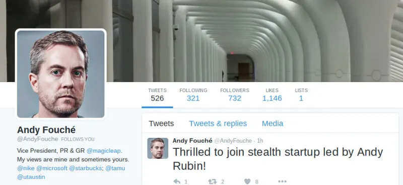 Magic Leap Head Of Public Relations Leaves To Join Stealth Startup (Update)