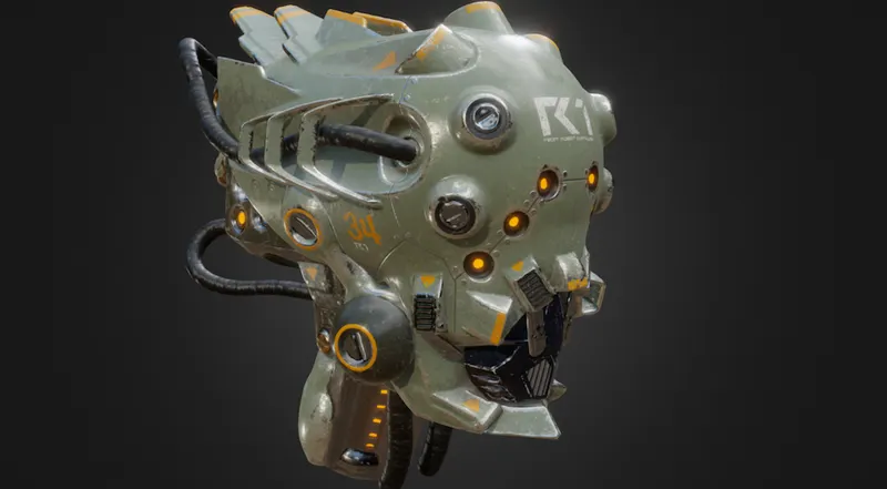 Robot Heads, The Champ in Action, and a Mysterious Visitor - This Week's Best VR Art