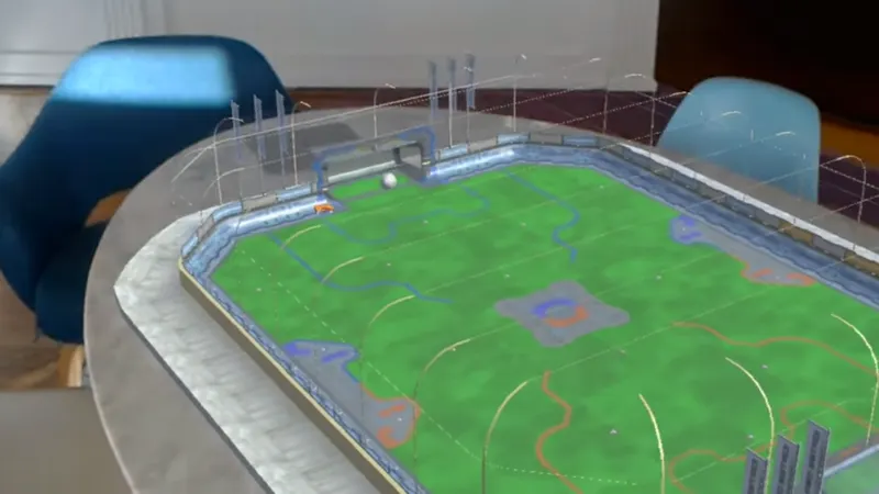 You Have To See Rocket League Played With HoloLens