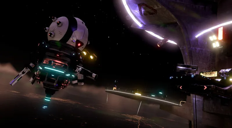 Space Pirate Trainer With Windows VR Controllers Works Really Well
