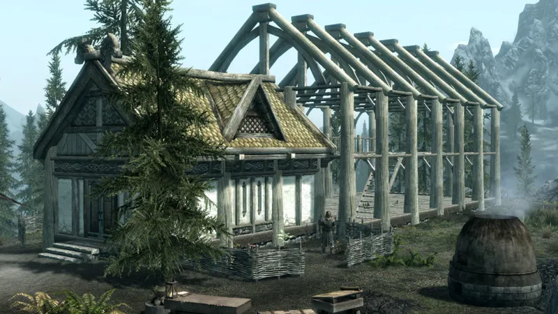Skyrim VR Livestream: Building My First House