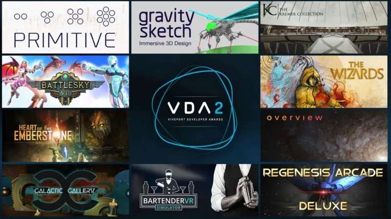 HTC Announces 2nd Annual Viveport Developer Award Nominees