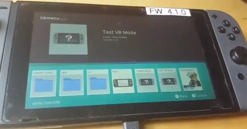 Nintendo Switch Hack Reveals VR Mode - Report