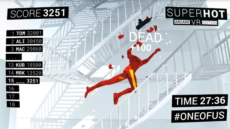 Introducing Superhot VR: Arcade Edition, Out Now At VR Arcades