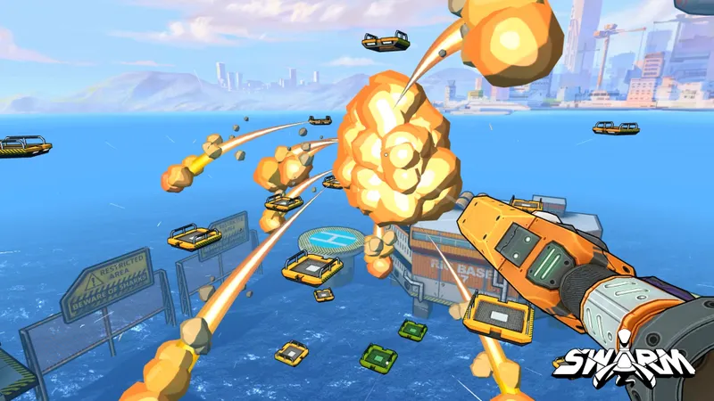 Swing And Shoot Through 'Swarm', An Arcade-Style Shooter Coming To Quest, PC VR