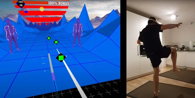 Watch: VRWorkout Devs Share Foot Tracking Test Using Quest And Mobile Phone