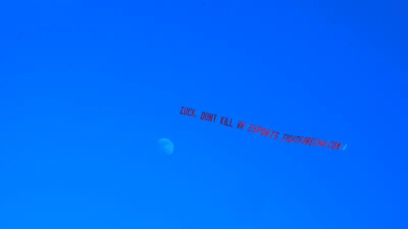 Echo VR Fans Plea To Zuck With Aerial Ad