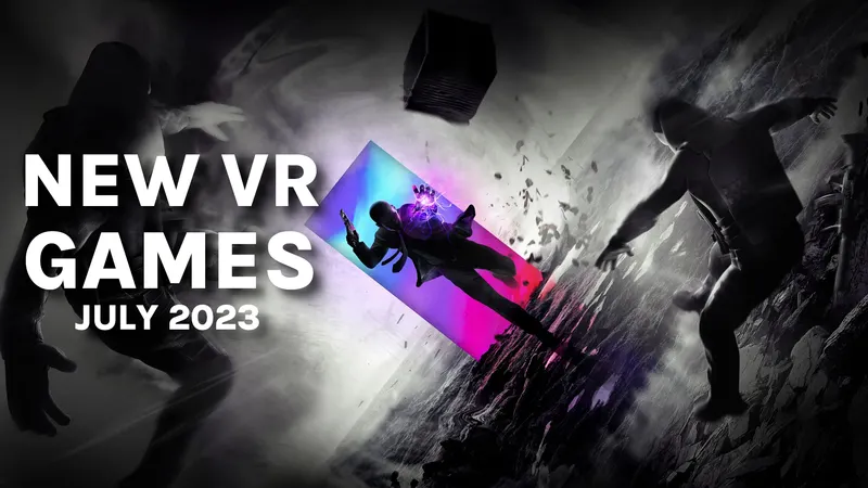New VR Games July 2023 - Synapse key art used as background image 