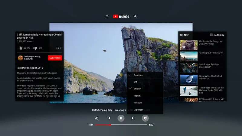 Pico 4 Gets Official YouTube VR App