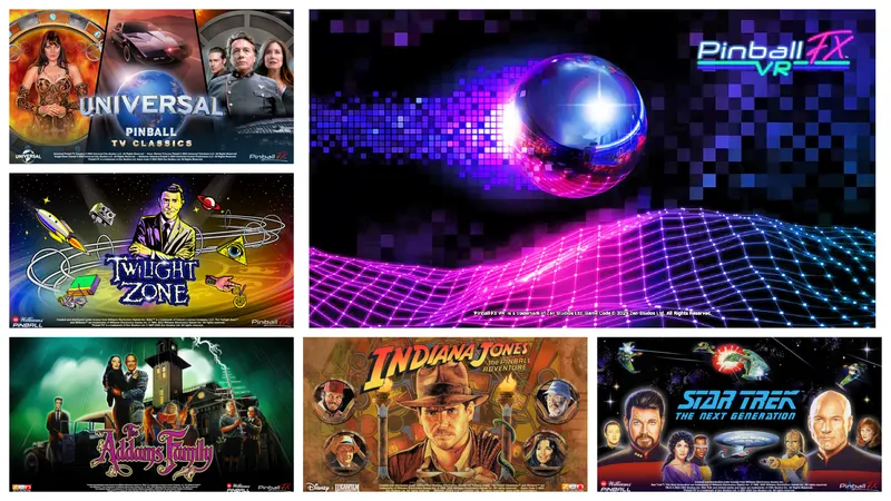 Pinball FX VR'S Tables On Quest 3 & 3S: Up Close With Star Trek, Addams Family, Indiana Jones, BSG & More