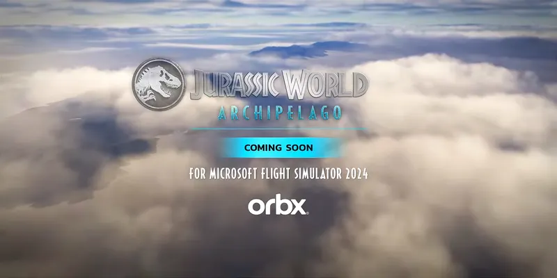 Orbx Reveals Jurassic World DLC for Microsoft Flight Simulator 2024