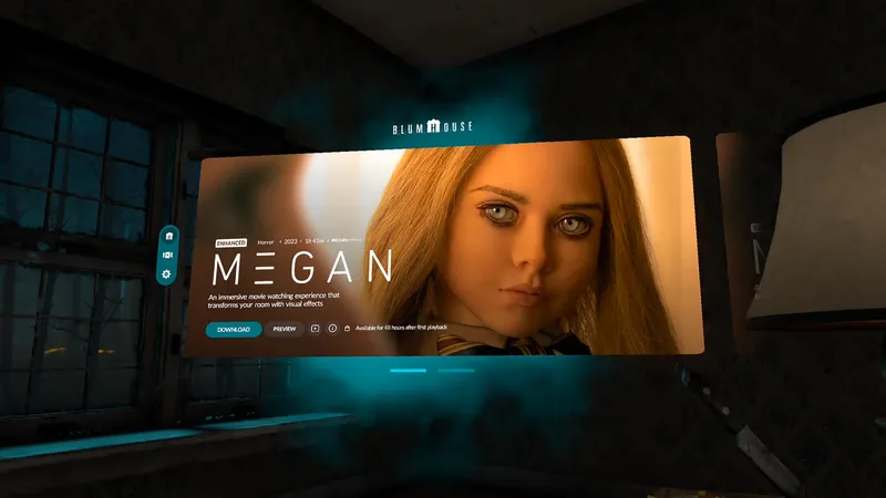Blumhouse Enhanced Cinema For Quest 3 Will Show M3GAN With Immersive Effects