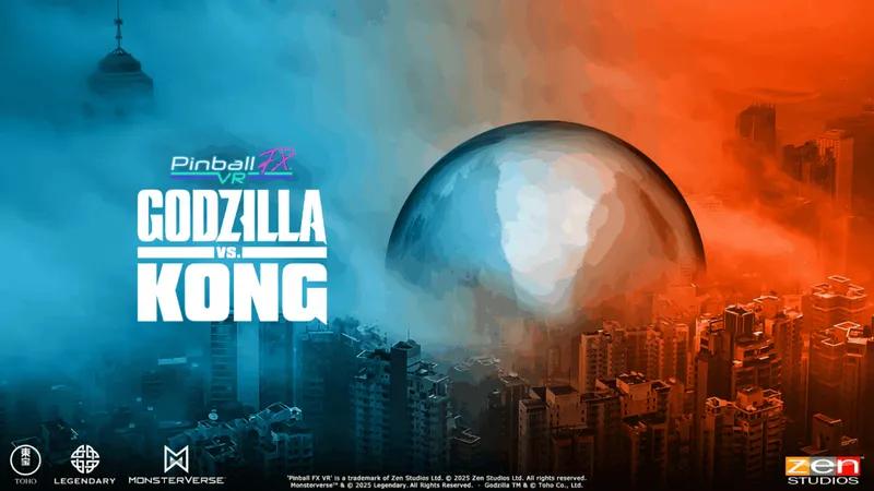 Pinball FX VR Gets Godzilla vs. Kong & Peanuts DLC Soon