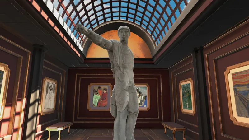 An Immersive Perspective of Artistic Masterpieces in Apple Vision Pro