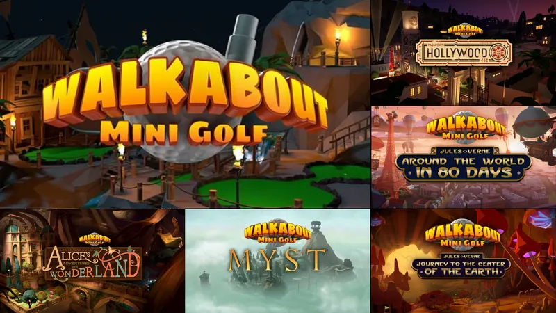 Walkabout Mini Golf courses