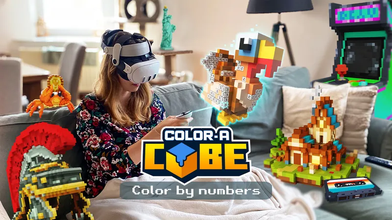 Voxel Coloring Game Color-A-Cube Gets A Release Date