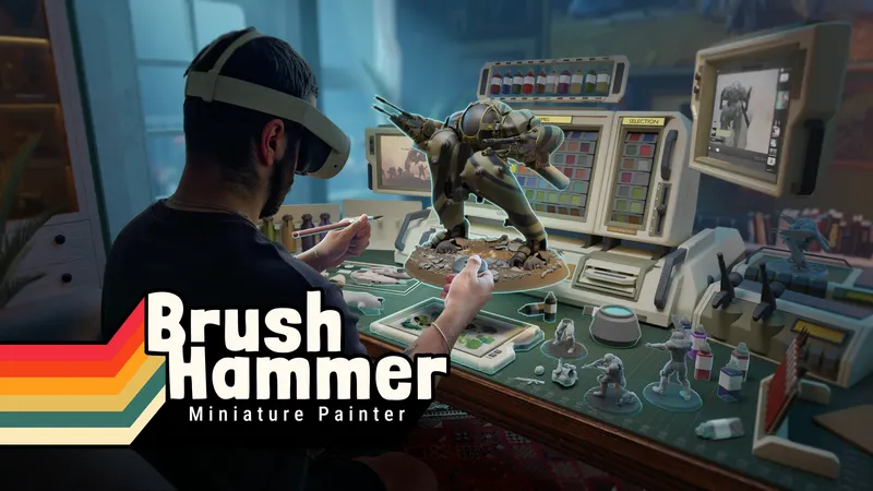 BrushHammer Brings Miniature Model Painting To Quest This Summer