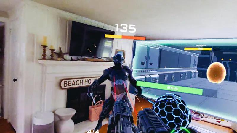 Cybercore Protocol Impressions: A Mixed Reality Sci-Fi Home Invasion