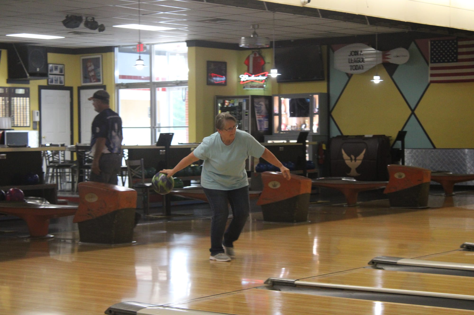 Cheryl Dishmond attends Generation Gap at Oxford Lanes.