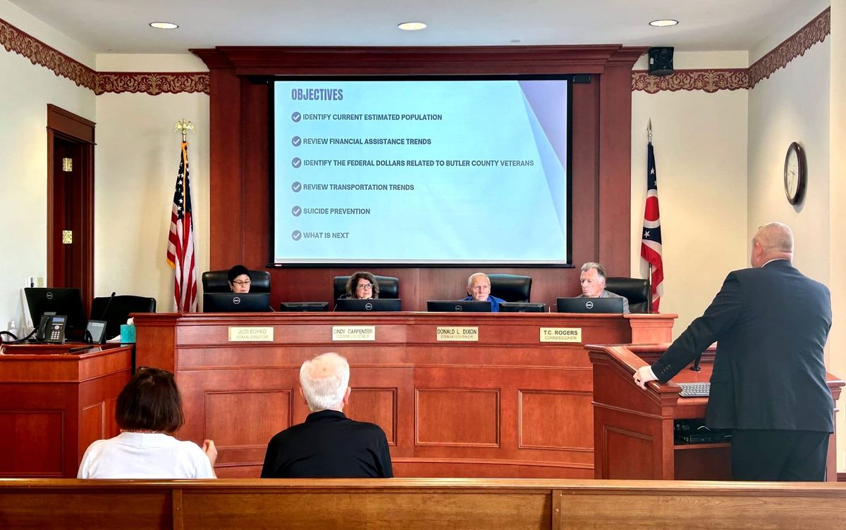 Butler County Commissioners discuss 2025 budget, receive annual veterans update