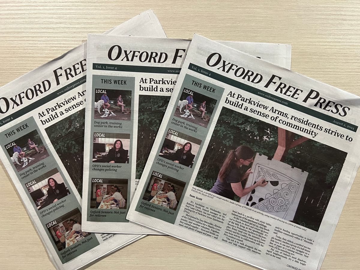 Oxford Free Press wins three awards from statewide journalism competition