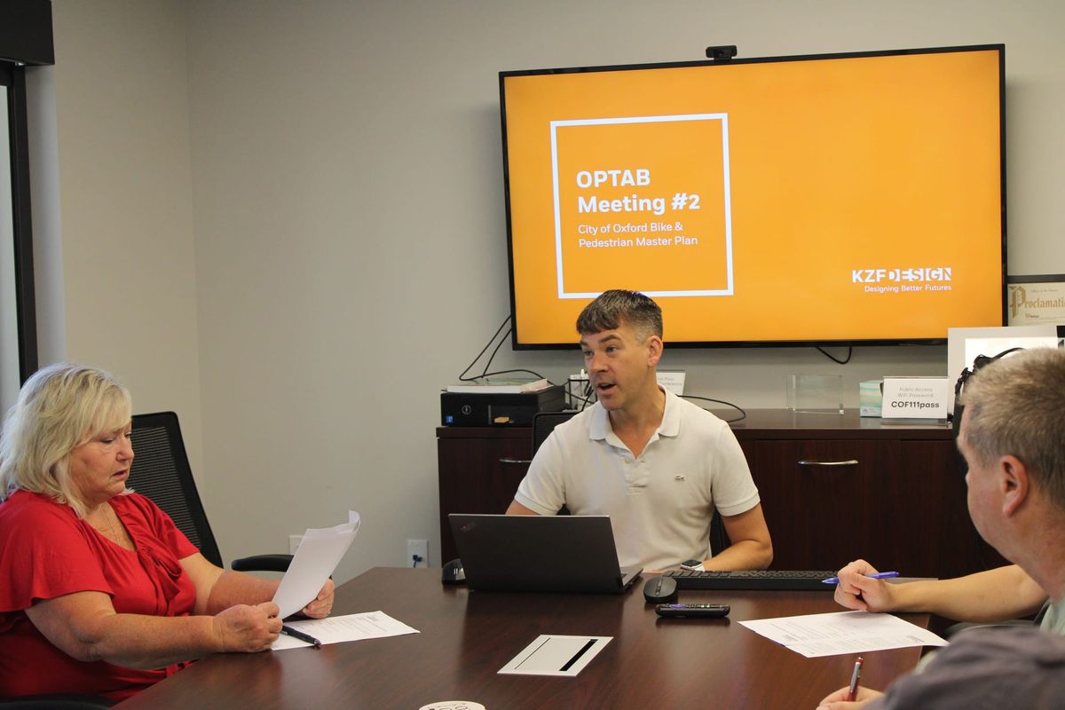Oxford Parking and Transportation Advisory Board reviews Bike and Pedestrian Master Plan recommendations
