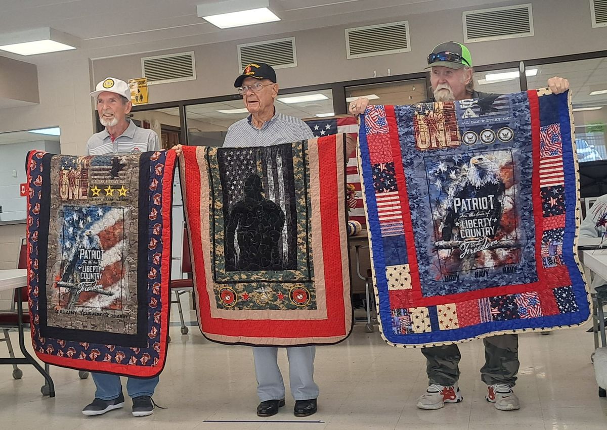 Local veterans honored with handmade quilts