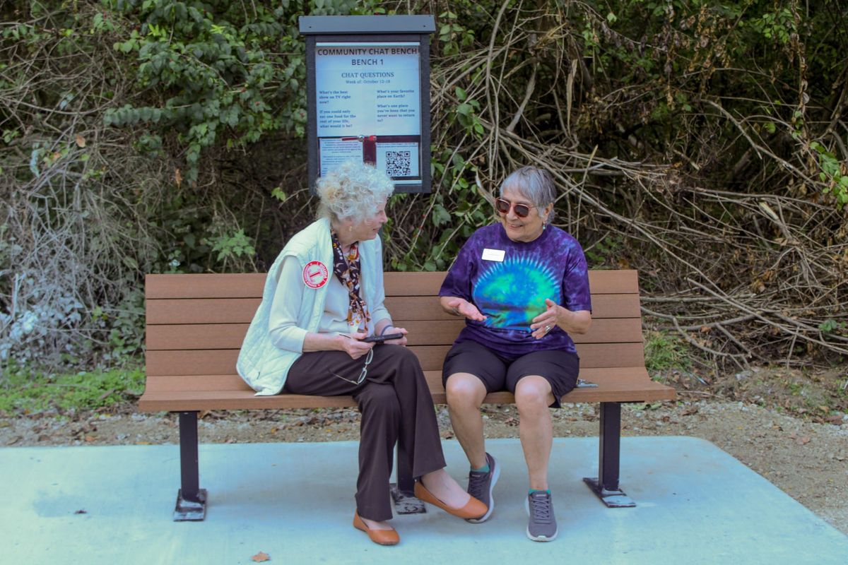 Age-Friendly Oxford finishes installing 2 of 3 ‘chat benches’ in local parks