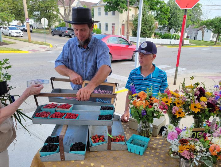 Local varieties of raspberry coming in season in Oxford