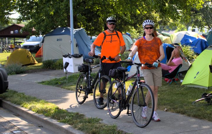 'I do it because I still can': GOBA cyclists ride for miles in heat