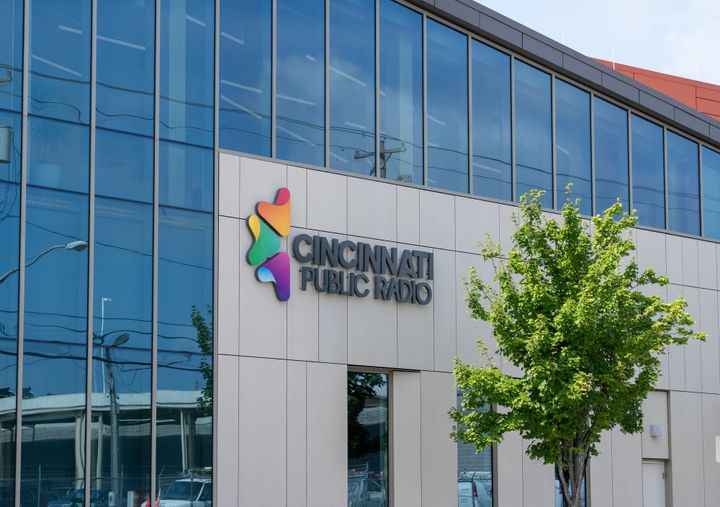 The exterior of the new Cincinnati Public Radio building.