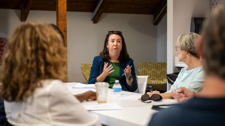 Assistant City Manager Jessica Greene speaks to the commission.