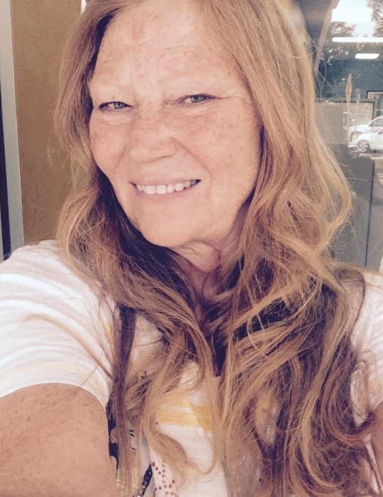 Peggy Popham smiles.