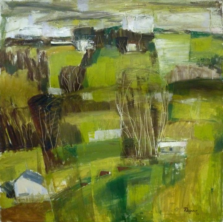 “Brown Road” by Margaret Kanner Myers.