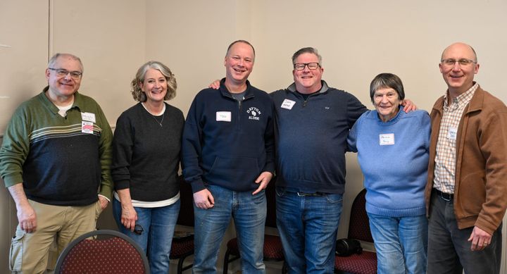 (From left to right) Hugo Olaiz, Jennifer Walter, Ted Caudhill, John Harper, Marcia Perry and Lawrence Bartel of the Oxford Responds team.