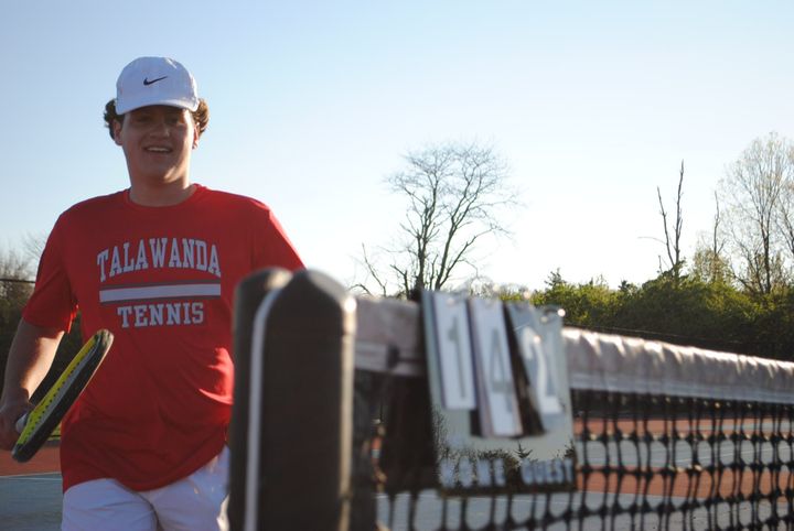 Page powers Talawanda tennis win in season opener