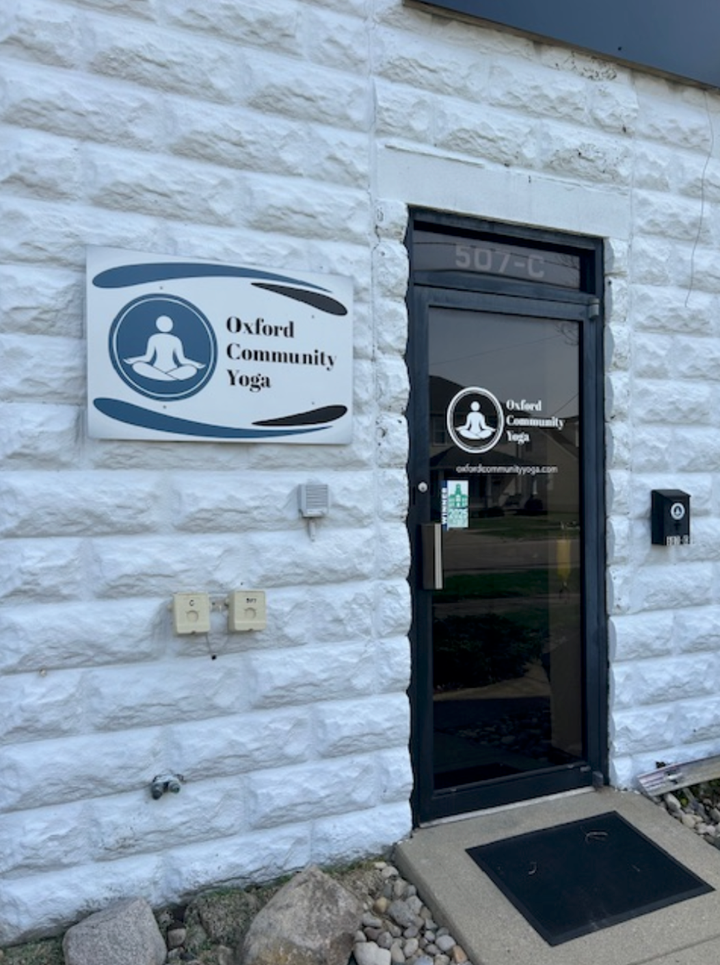 Oxford Community Yoga is located at 507 S. College Ave. in Oxford.