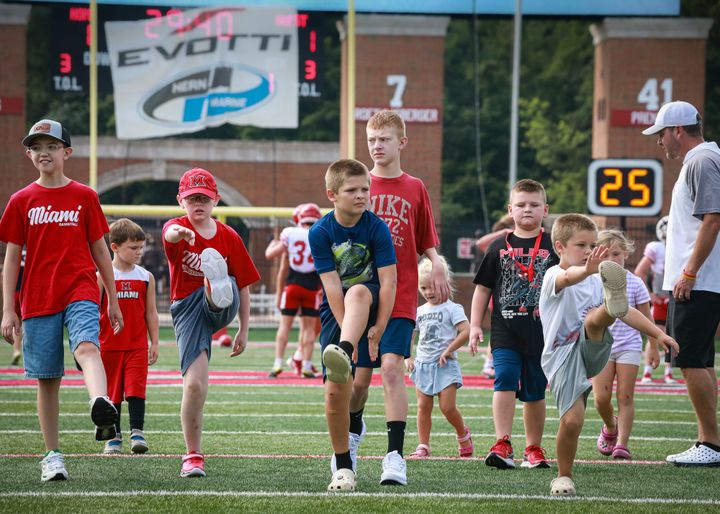 Miami football kicks off the season with community