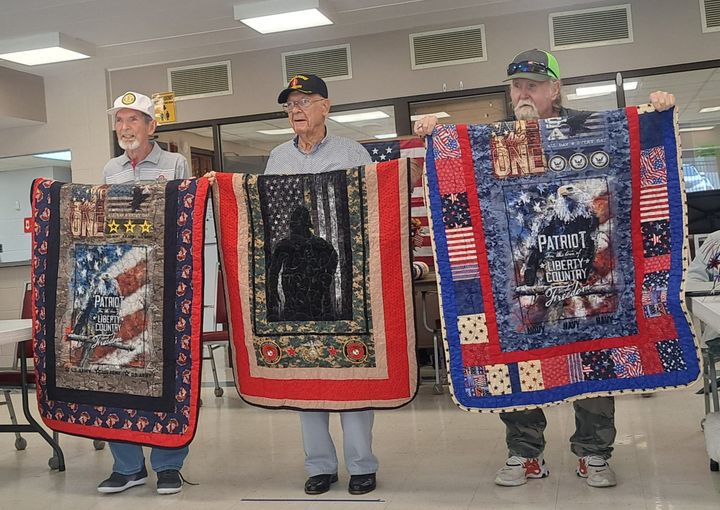 Local veterans honored with handmade quilts