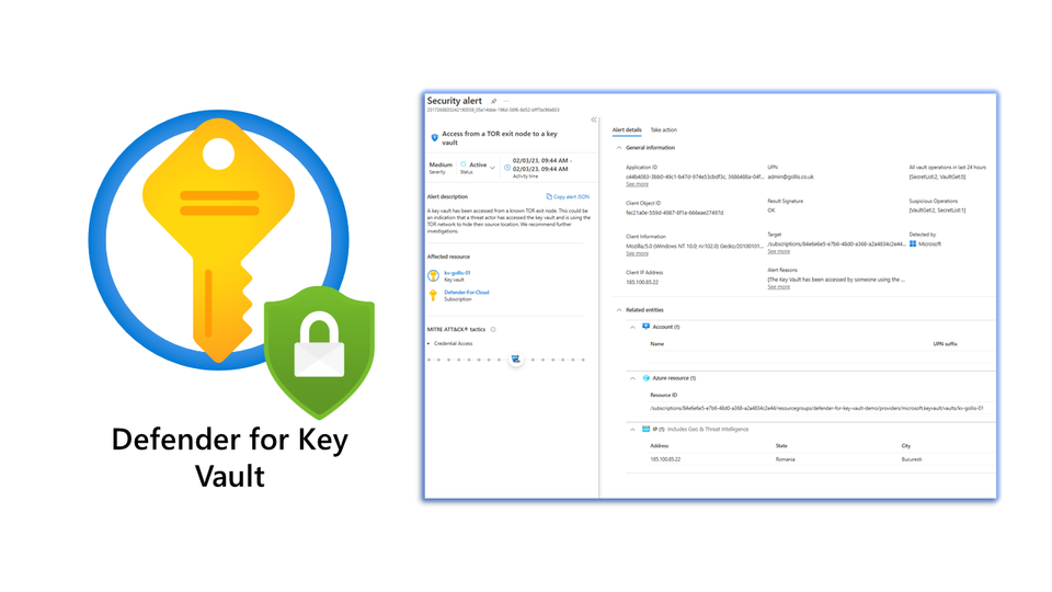 Exploring Defender for Key Vault