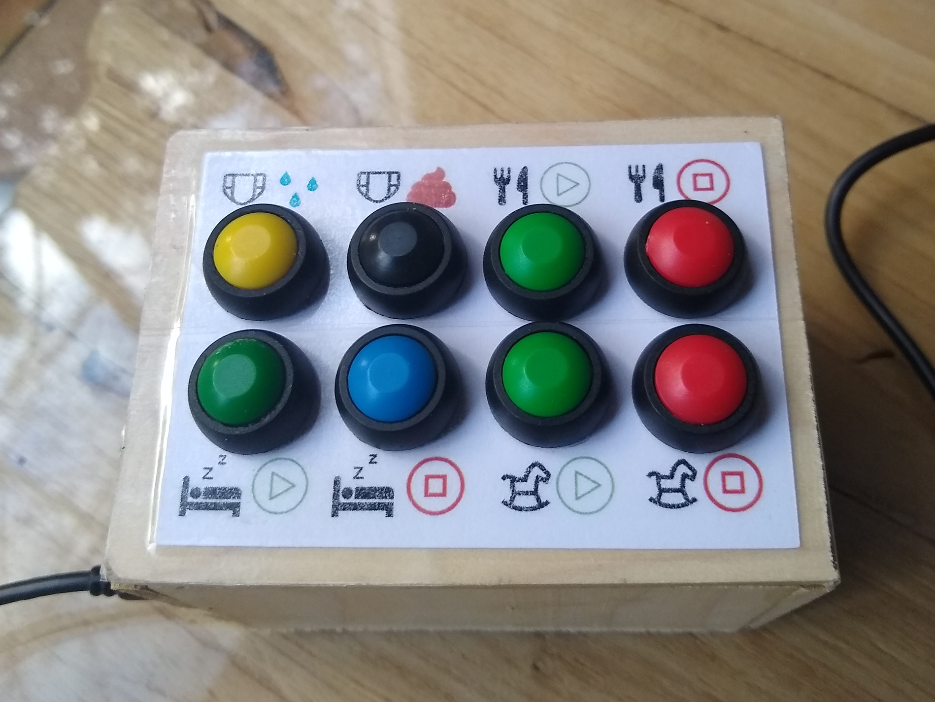 A Baby Buddy keypad, via jeroenterheerdt/Baby-Buddy-Keypad.