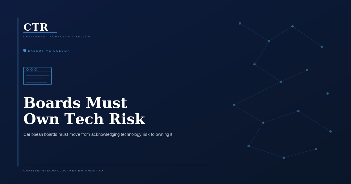 Boards Must Treat Tech as Strategic Risk
