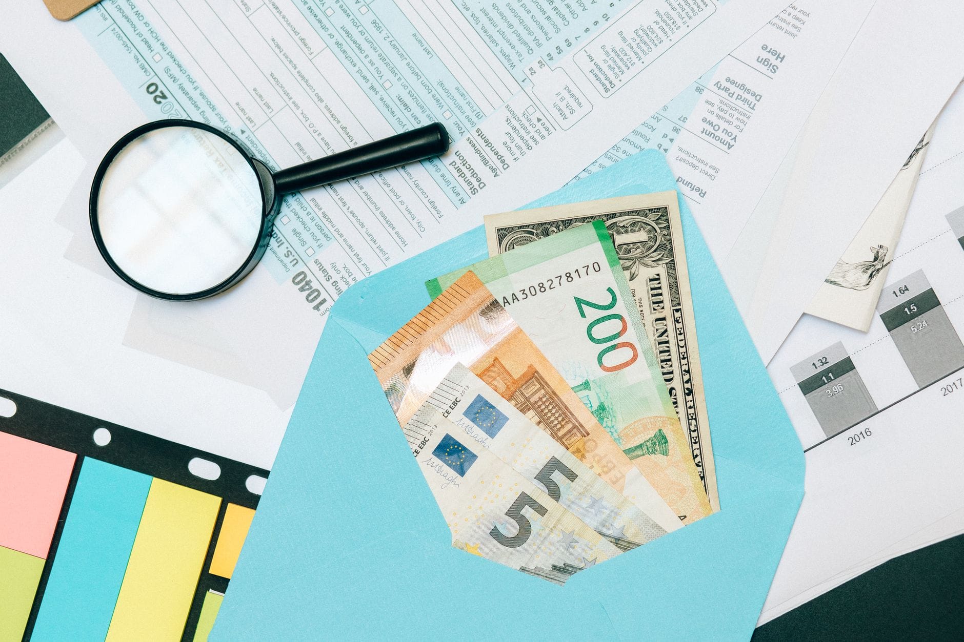 Property tax statement with tax due amount highlighted