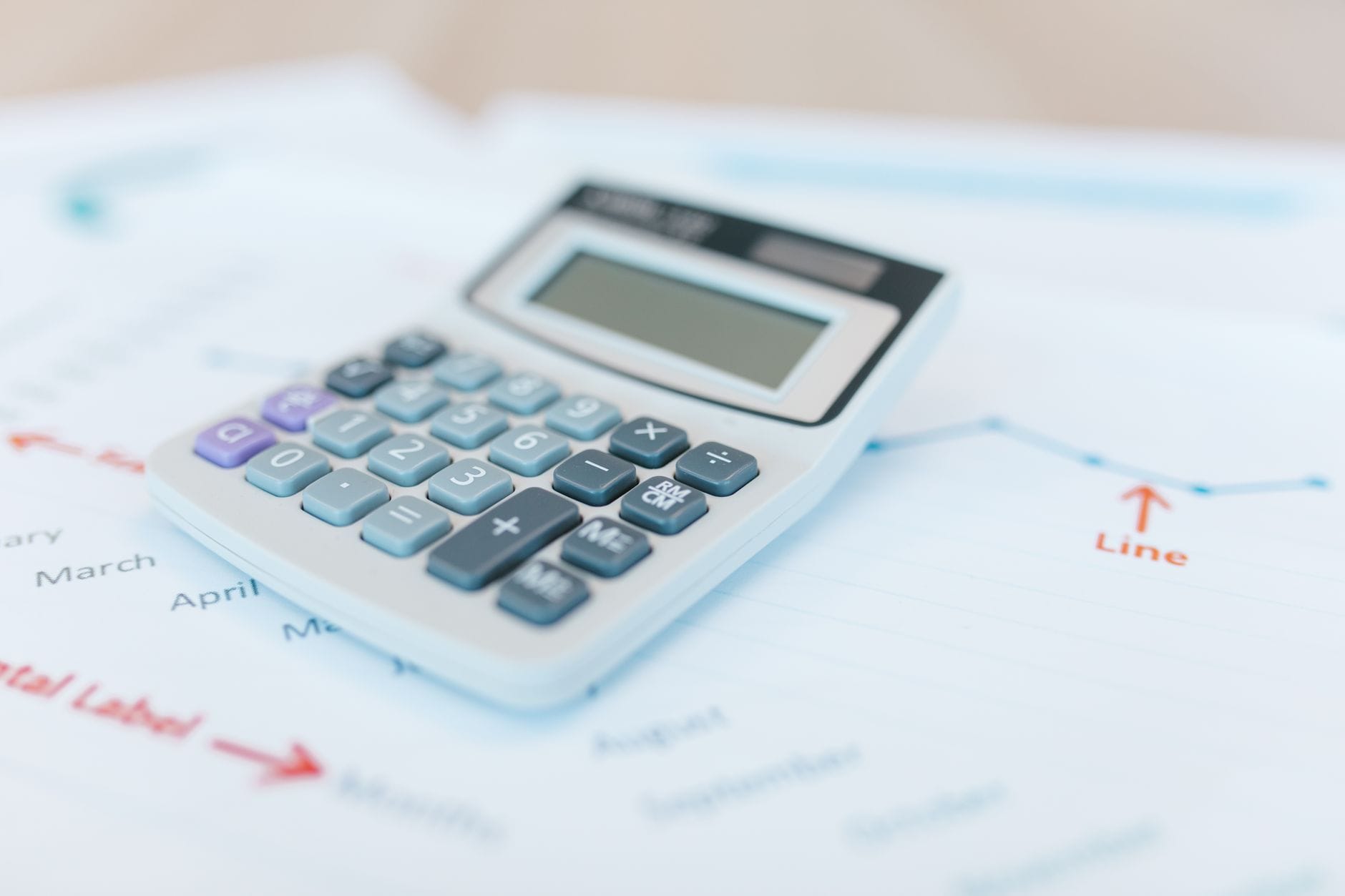 Financial spreadsheet showing cap rate and cash flow calculations