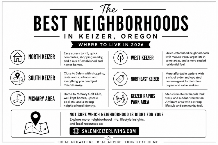 Best Neighborhoods in Keizer, Oregon (Where to Live in 2026)