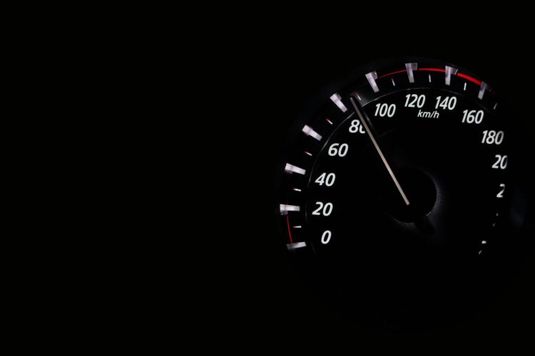 Credit score gauge showing range from poor to excellent