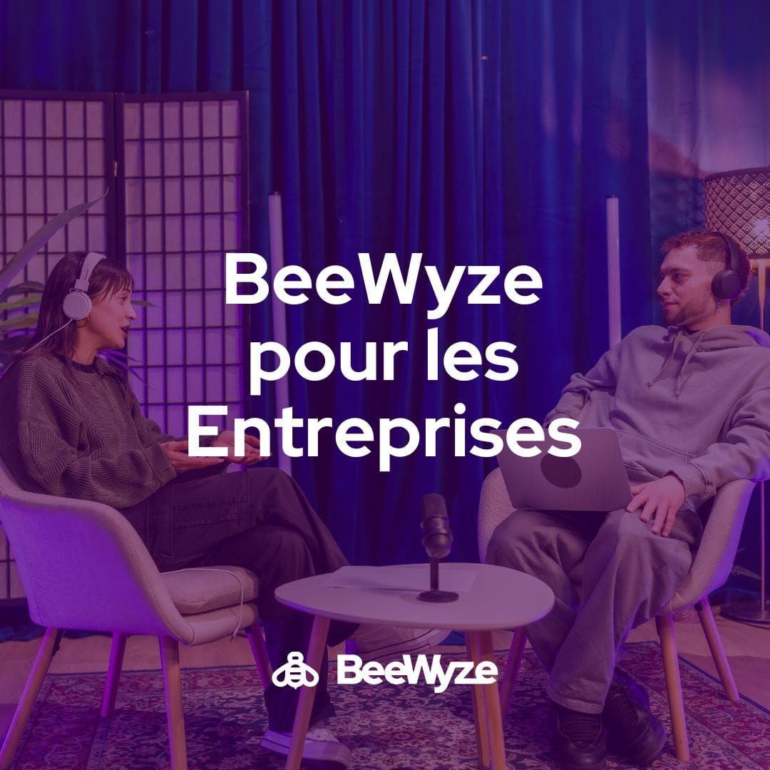 Entreprise locale qui soutient un concert d'artiste indépendant via BeeWyze, avec QR code de don affiché sur scène