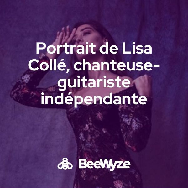 Lisa Collé, chanteuse-guitariste, en concert guitare-voix sur une petite scène