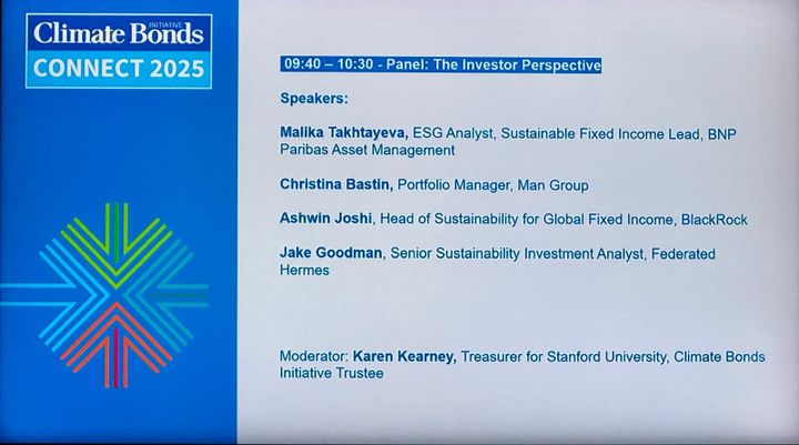 Sustainable/Impact Investing] Labelled Bonds and the Pragmatic Turn: Notes from the Climate Bonds Conference 2025 (Oct 22, 2025)